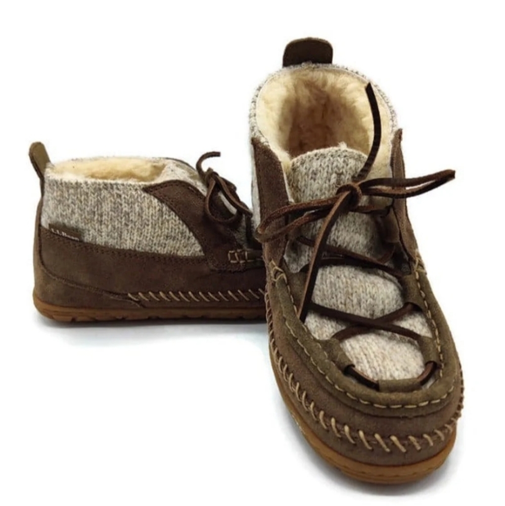 LL Bean Wicked Good Shearling Lodge Chukka Bootie